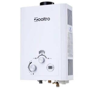 Zooltro 16L Indoor Outdoor Instant LP Gas Water Heater